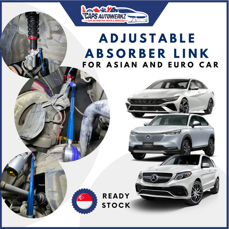 Adjustable Absorber Link INSTALLATION INCLUDED | Adjustable Absorber Link for Asian Car and European Car