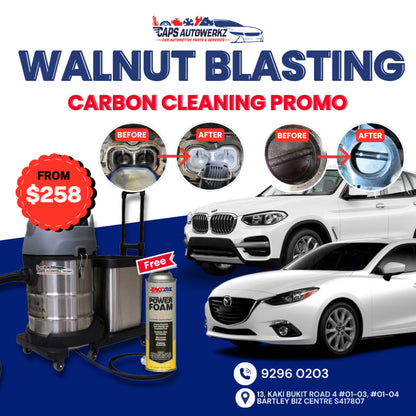 Car Service - Walnut Blasting Carbon Cleaning Service | Car Engine Intake Valve Decarbonization