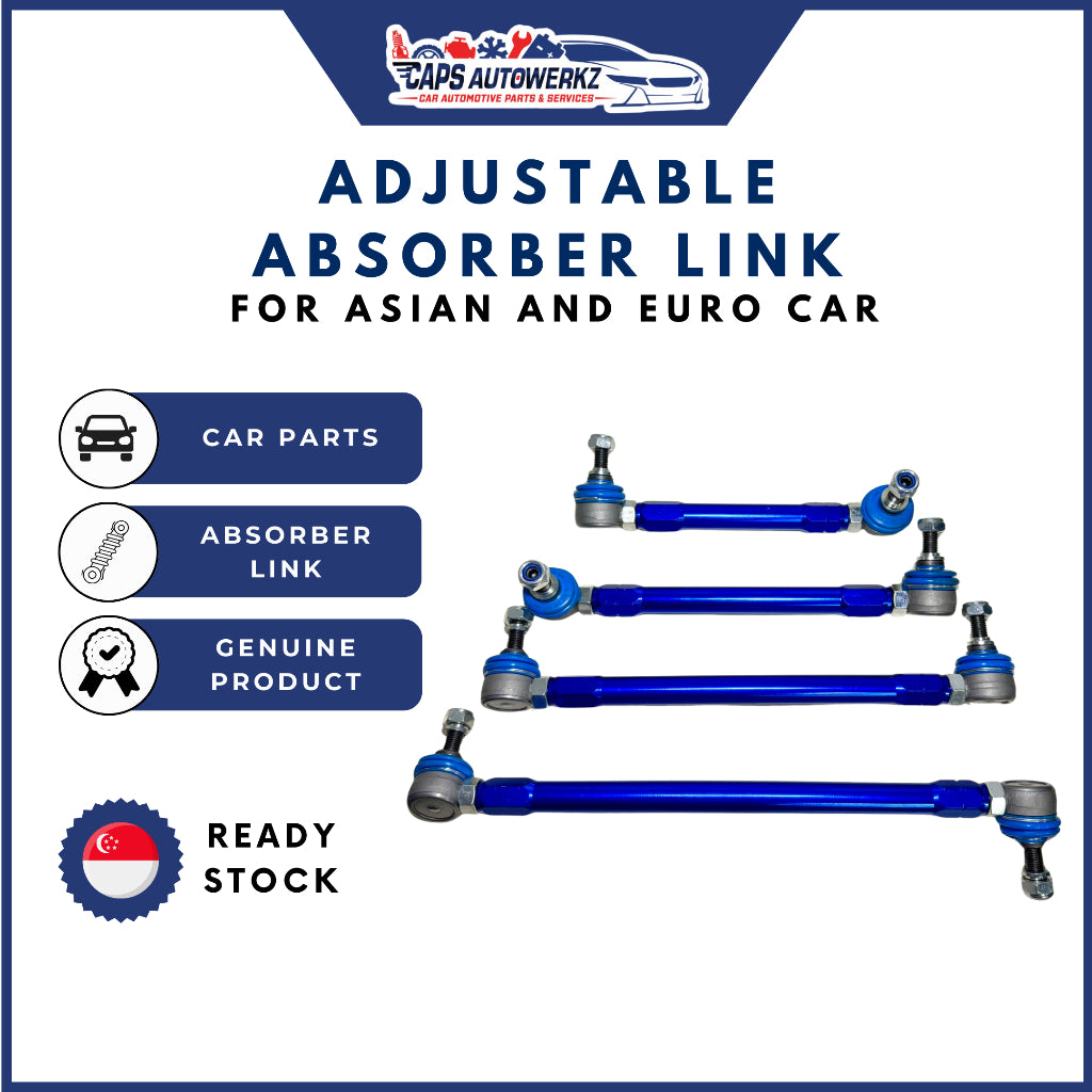 Adjustable Absorber Link INSTALLATION INCLUDED | Adjustable Absorber Link for Asian Car and European Car