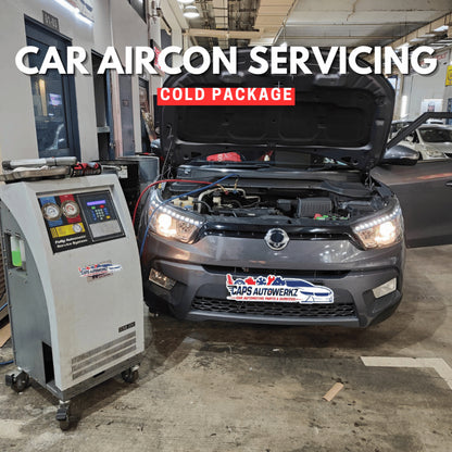 Car Services - AIRCON SERVICING with Professional Equipment | Car Aircon Maintenance with Machine