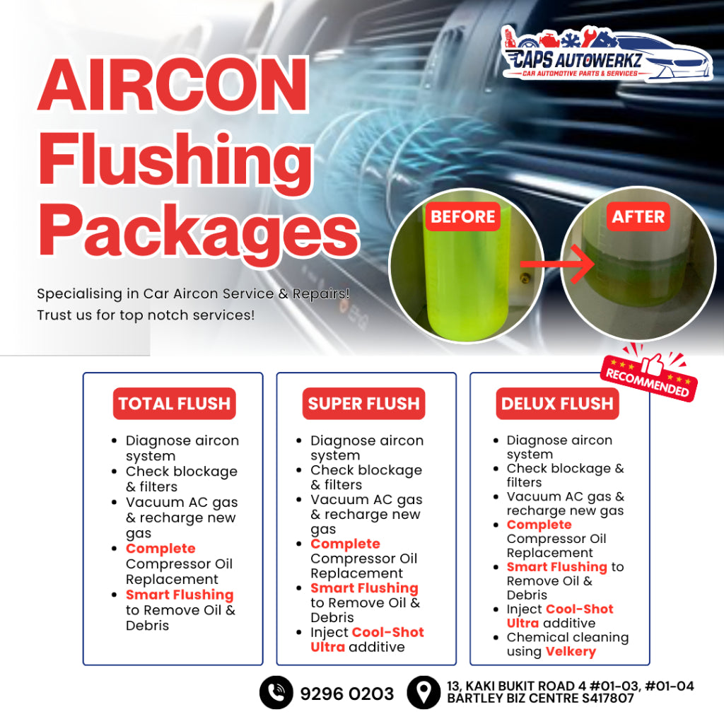 Car Services - Aircon Service Deep Flushing | Car Aircon Maintenence | Car Aircon Servicing