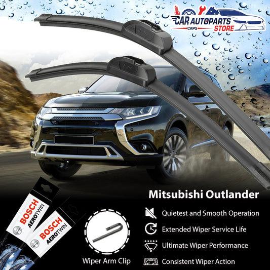 Mitsubishi Outlander Car Wiper Set | Basic Advantage / Premium AeroTwin FRONT & REAR(OEM ONLY)