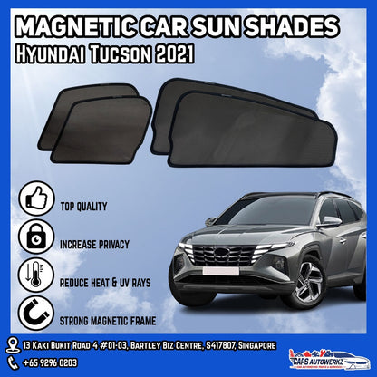 Hyundai Tucson 2021 Magnetic Sunshades