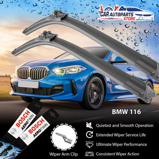 BMW 1 Series F20 Bosch Car Wiper Set FRONT AND REAR (OEM ONLY) | AeroTwin Plus