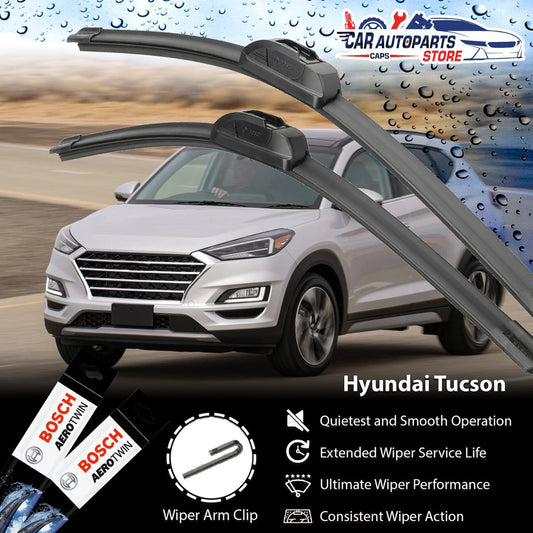 HYUNDAI TUCSON Car Wiper Set | Basic Advantage / Premium AeroTwin FRONT & REAR (OEM ONLY)