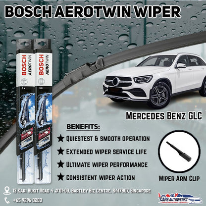Mercedes Benz GLC Car Wiper Set | Premium AeroTwin FRONT & REAR (OEM ONLY)