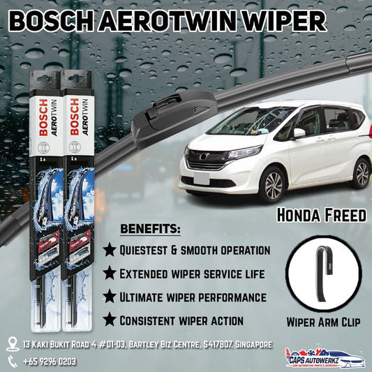 Honda Freed Car Wiper Set | Premium AeroTwin FRONT & REAR (OEM ONLY)