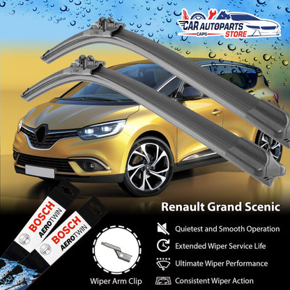 Renault Grand Scenic Bosch Car Wipers Set | Aerotwin Plus