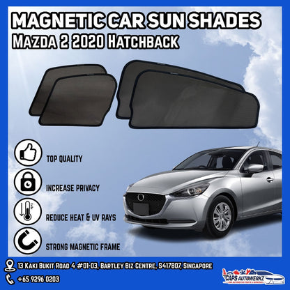 Mazda 2 2020 Hatch Back Magnetic Sunshade
