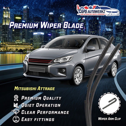Mitsubishi Attrage premium car wipers