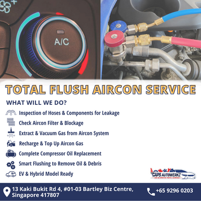 Total Flush Aircon Servicing Package