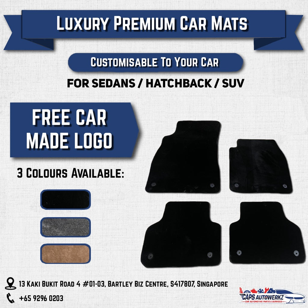 Luxury Premium Car Mats (Available for Single Driver & Whole Sets [Front and Rear])