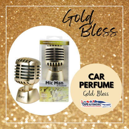 Airpro Mic Man Air Freshener | Upgrade Your Car Fragrance
