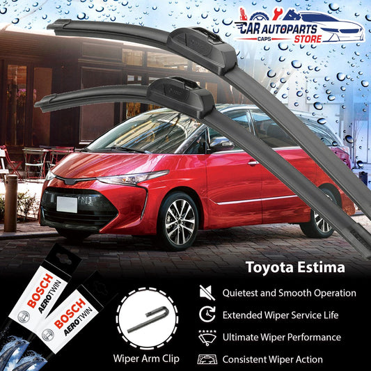 Toyota Estima Car Wiper Set | Basic Advantage / Premium AeroTwin FRONT & REAR(OEM ONLY)