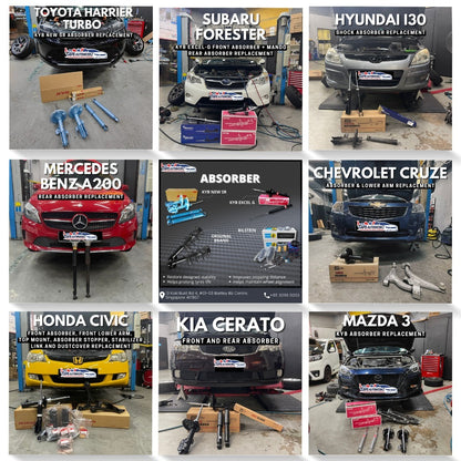 PM FOR PRICE - Absorbers With Installation | Suitable for Most Asian Cars & Continental Cars