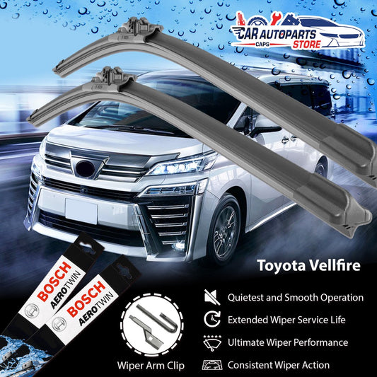 Toyota Vellfire Car Wiper Set (2010 - Current) | AeroTwin & Aero Twin Plus | REAR (OEM ONLY)
