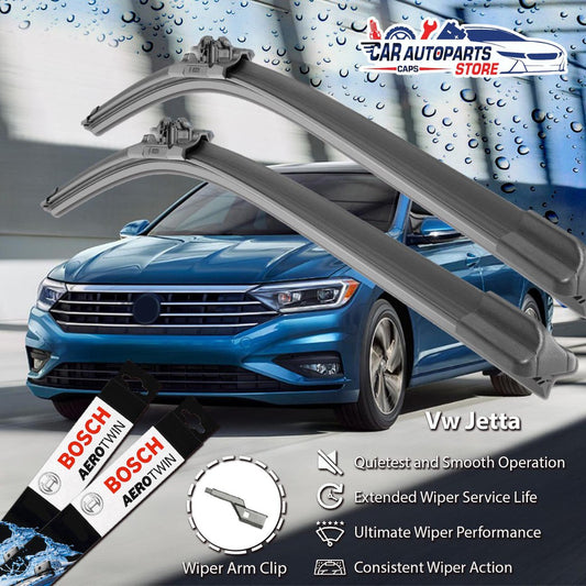 Volkswagen jetta Bosch Car Wipers Set (MK 6 2012 - 2016 / MK 7 2016 - Current) | Aerotwin PLUS