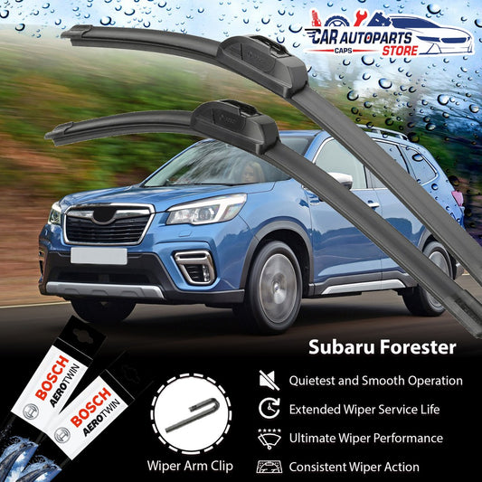 Subaru Forester Car Wiper Set | Basic Advantage / Premium AeroTwin FRONT & REAR (OEM ONLY)