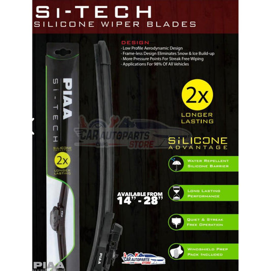 PIAA Si-tech Wipers Size 14"- 28" Available ~ Silicon Wipers for Asian and European Cars
