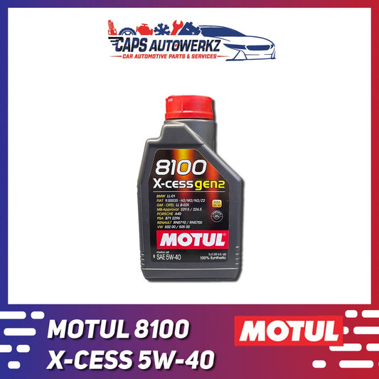 MOTUL 8100 X-Cess 5W-40 (1 Litre Packaging)