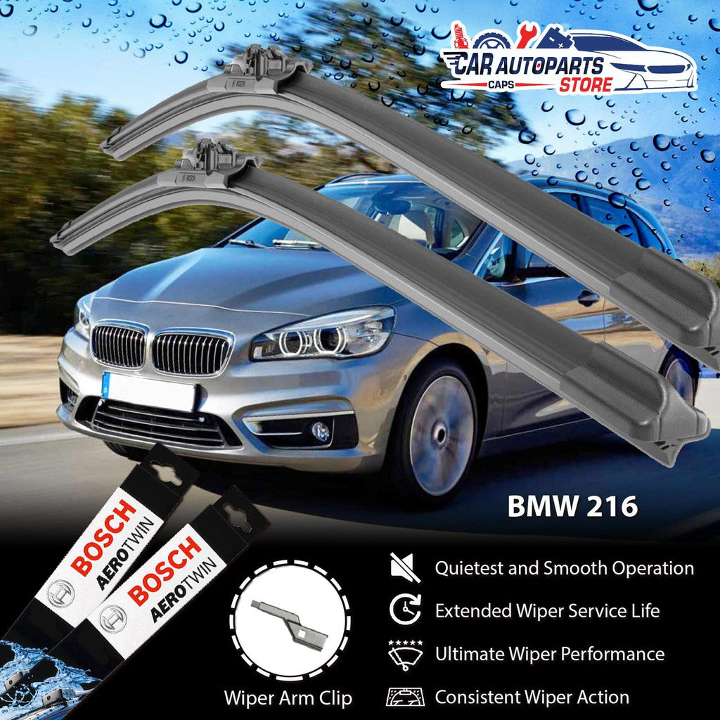 BMW 2 SERIES WIPER BLADES (F45/F46) FRONT PAIR WIPER AND REAR OEM WIPERS