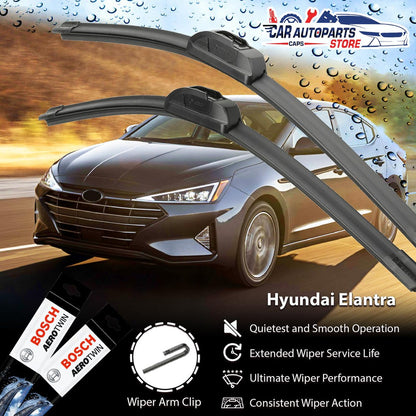 Hyundai Elantra Bosch Car Wiper Set (2010 - Current) Basic Advantage / Premium AeroTwin