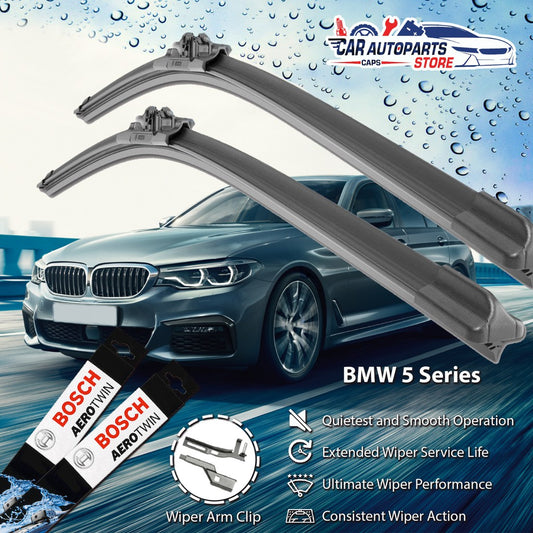 BMW 5 Series F10 Bosch Car Wiper Set | AeroTwin Plus