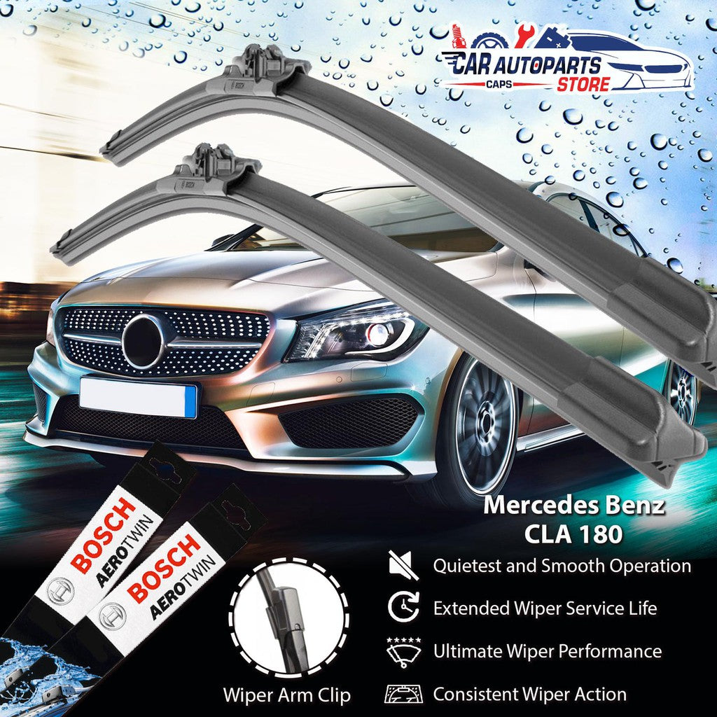 Mercedes CLA180 Bosch Car Wiper Set (2014 - Current) | AeroTwin Plus